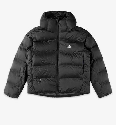 Nike ACG Therma-Fit ADV gefütterte Jacke mit Kapuze schwarz isoliert Wintermantel Medium