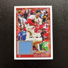 2026 Topps Nolan Arenado Relic Card Sports Memorabilia Collectible