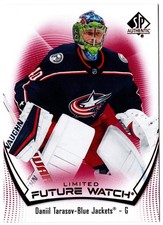 2021-22 SP Authentic Future Watch Limited Red DANIIL TARASOV 197 Blue Jackets RC