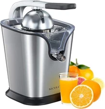 Secura Upgrade Electric Citrus Juicer Press 160-Watt GS-405Y - Stainless Steel