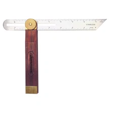 9 In. Sliding T-Bevel / Angle Finder with Locking Knob and Hardwood Handle