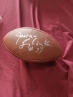 Larry Csonka Signed Football.  HOF Dolphins. Guaranteed Authintic
