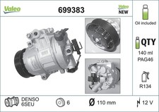 Kompressor Klimaanlage VALEO CORE-FLEX 699383 für IBIZA A2 POLO FABIA AUDI VW 4