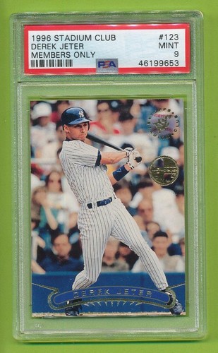 Derek Jeter [Members Only] #123 1996 Stadium Club card
