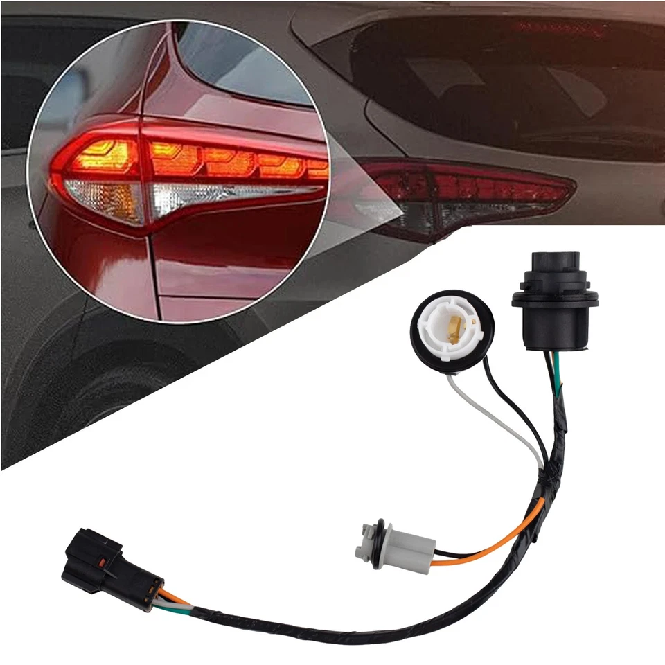 Conjunto de enchufe y cable de lámpara trasera para Hyundai Tucson 2016-2018 92480-D3010 Foto 4 de 4