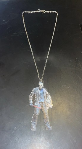 Horror movie character pendant necklace large size on chain halloween - 第 6/19 張圖片