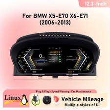 BMW X5 E70 X6 E71 12,3 Zoll LCD Digital Display Tacho Cluster Kombiinstrument