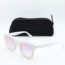 NEW KENDALL KYLIE KAILEE KKS5056 917 WHITE AUTHENTIC SUNGLASSES W/CASE 53-23