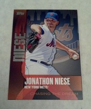JONATHON NIESE 2013 TOPPS CHASING THE DREAM INSERT CARD # CD-15 A0952