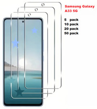 Whole sale Lot Samsung Galaxy A33 5G  Tempered Glass Screen Protector