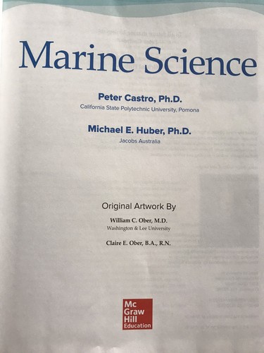 MARINE SCIENCE 2016, Hardcover Text Book & Lab Manual by Castro / Huber *NEW* - Imagen 5 de 7