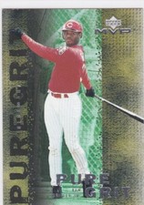 2000 UD MVP Pure Grit #G7 Insert Ken Griffey Jr. Reds Free Shipping!