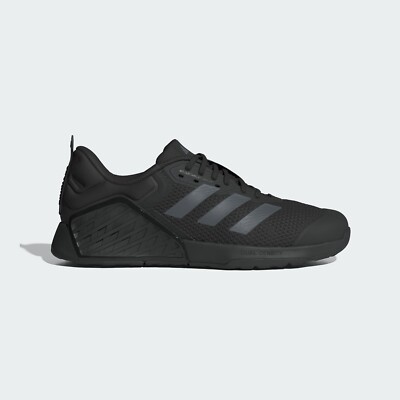 Adidas Dropset 3 Krafttrainingsschuhe In Triple Black UK 6