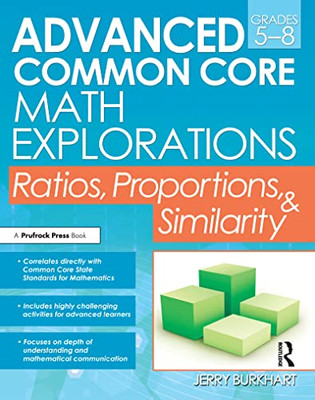 Advanced Common Core Math Explorations: Verhältnisse, Proport - Taschenbuch NEU Jerry Bu