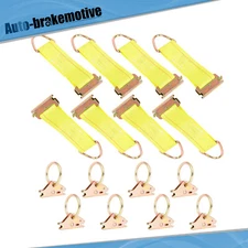 16 Set E Track Tie Down Accessories Bundle For Enclosed Trailer Tie Down Strap