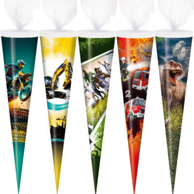 Stylex Schultüte Zuckertüte 70 cm Einschulung Schulanfang Schule Jungen 2025