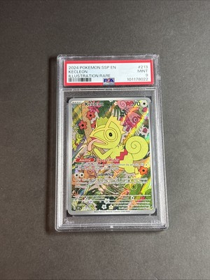 2024 POKEMON SSP EN-SURGING SPARKS ILLUSTRATION RARE #213 KECLEON PSA 9