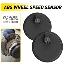 2PCS ABS Wheel Speed Sensor Rear Left & Right For 2019 Hyundai Santa Fe XL 3.3L