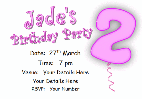 10 Personalised INVITATIONS, girls birthday party invite pink AGE8 cards eight - Picture 3 of 13