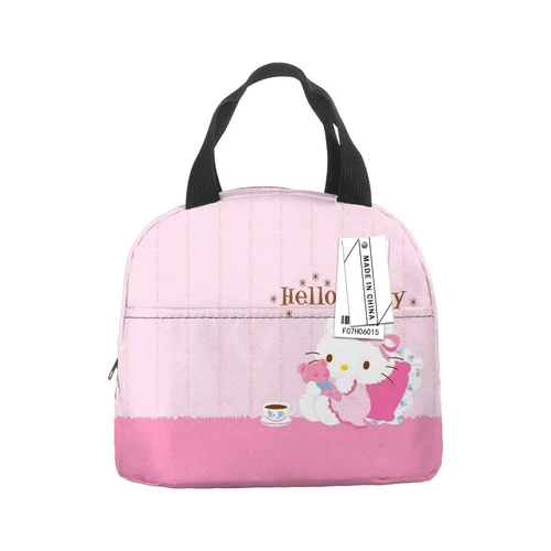 Sanrio Hello Kitty Lunch Bag Insulated Student Snack Picnic Food Storage Bag - Picture 24 of 56