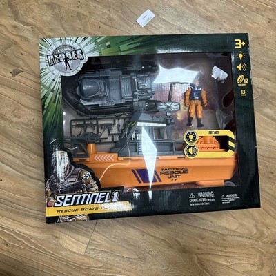 True Heros Sentinel 1 Rescue Boats Playset with 13 Pieces from True Kids Brands