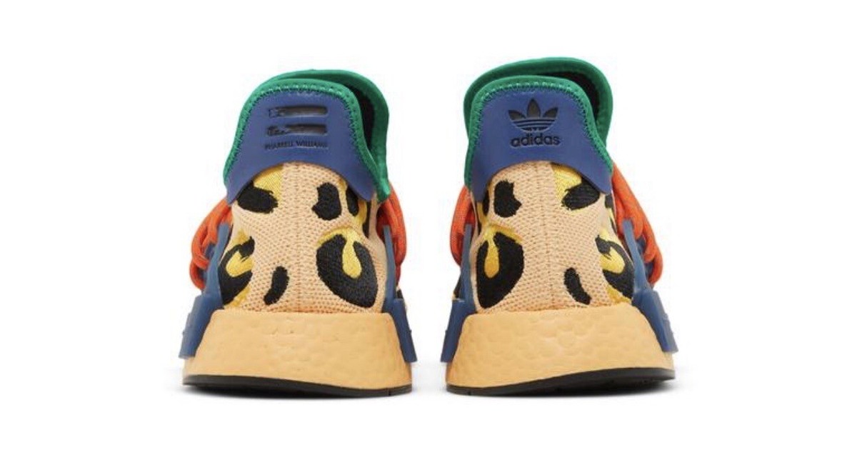 adidas Men PHARRELL WILLIAMS HU NMD ANIMAL PRINT Pulse Amber