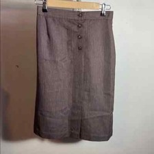 Vintage VTG i.d. Ship'n Shore 80s 90s A-Line Knee Length Midi Pencil Skirt 9/10