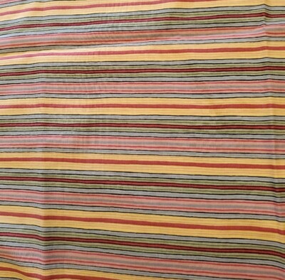 Vntg Sewing Fabric BH&G Free Spirit Multicolor Pin Stripe 21x45