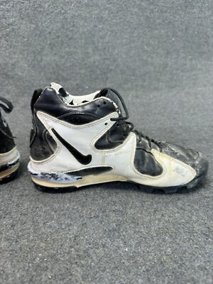 Vintage Nike Baseball Cleats Size 7.5 Black White Wave 1990s