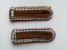 German WW2 shoulder boards Oberwachtmaister Gendarmerie Police WW2 uniform