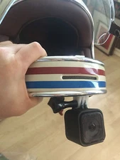 Hidden chin mount for GoPro / SJCam - Bell Bullitt