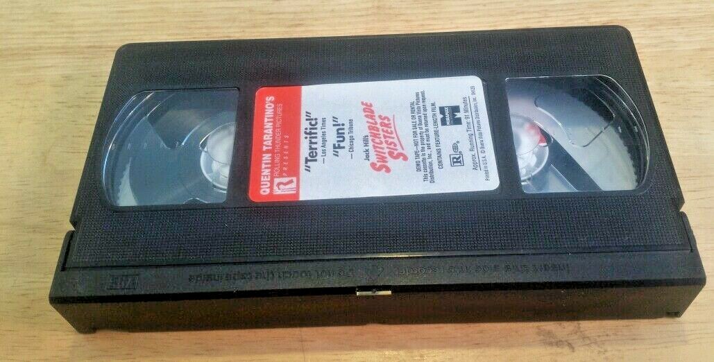 RARE PROMO Switchblade Sisters VHS Rolling Thunder Pictures