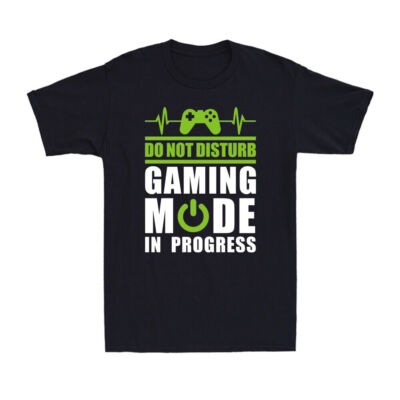 Funny Gaming Gamer Shirt Do Not Disturb Gaming Mode In Progress Men's T-Shirt