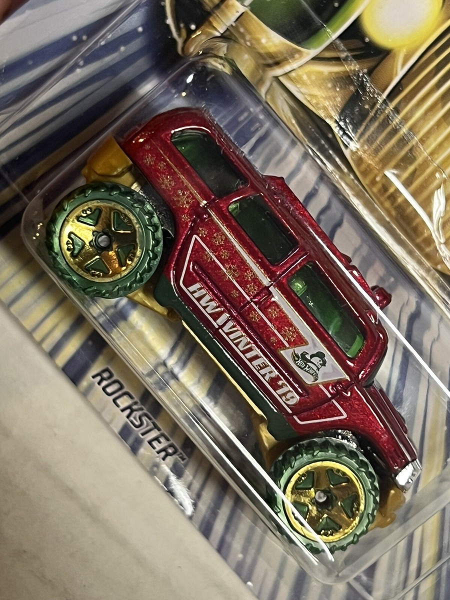 Hot Wheels HW Winter '19 ROCKSTER 1/6 RED Green Holiday Diecast