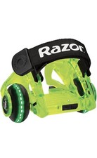 Razor Jetts DLX Heel Wheels Neon Green Roller Skates Youth Thru Adult