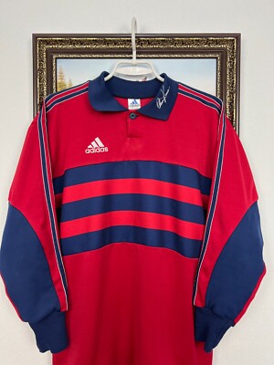 Vintage 90s Adidas Oliver Kahn Goalkeeper Template Shirt Bayern