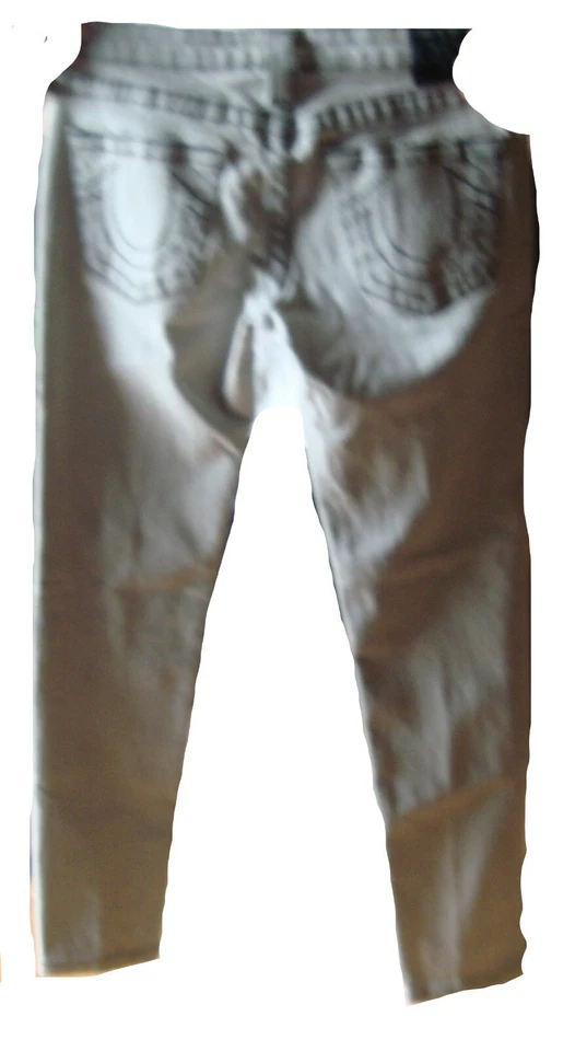 true religion girl's jeans size 28 on tag but will fit 7/8 - Imagem 2 de 4