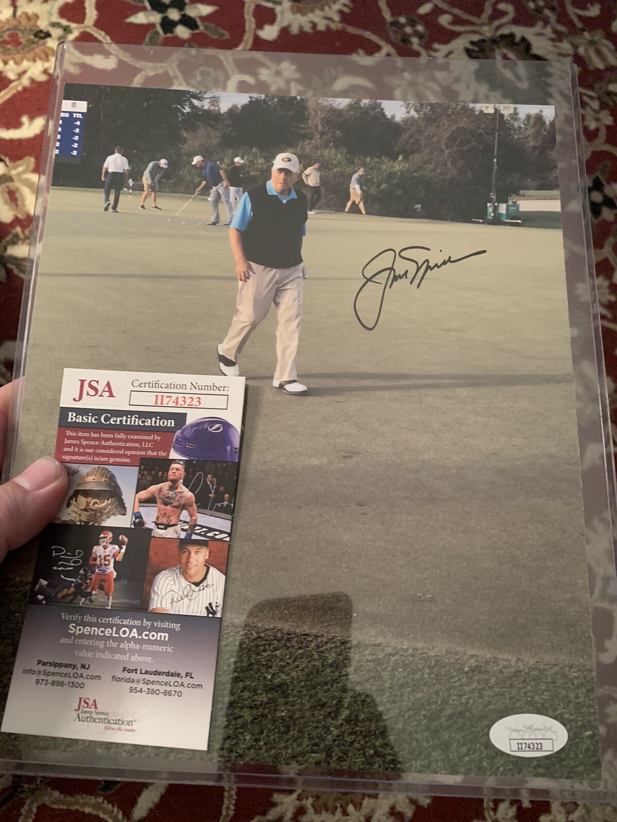 Jack Nicklaus Autographed Signed Auto 8x10 Photo JSA COA 