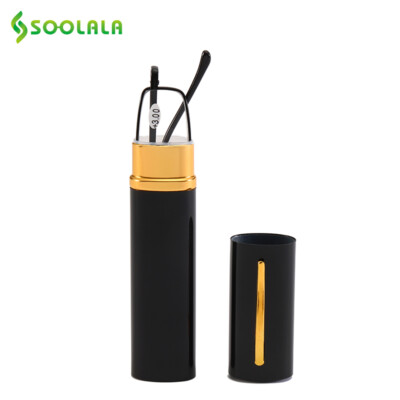 Lightweight Mini Portable Folding Reading Glasses With Tube Case +1.0 to 3.5 NEW