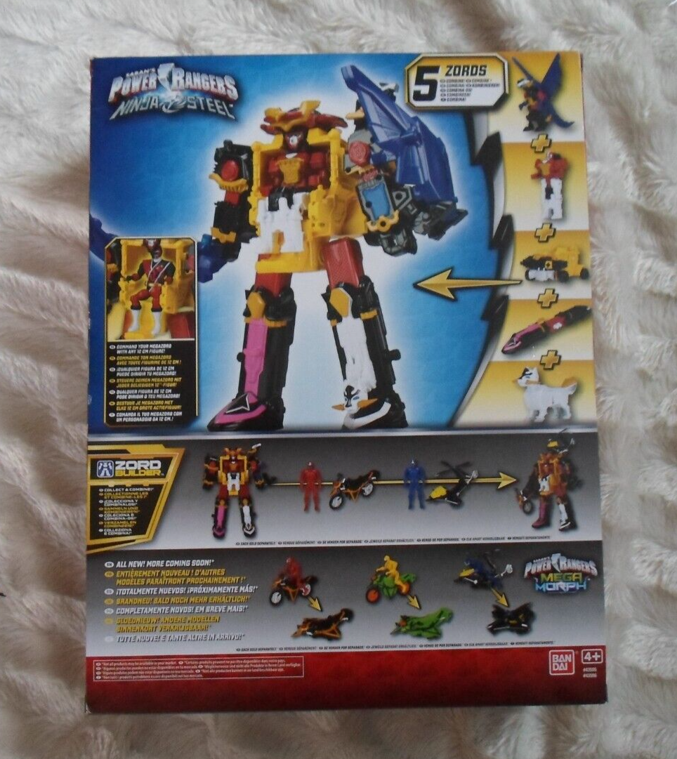 Power Rangers DX Ninja Steel Megazord BANDAI 3296580435951| eBay