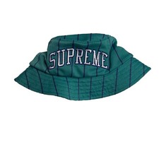 Supreme Hat Teal and Purple Pin Stripe Men Sm...