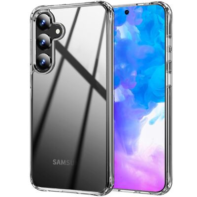 Samsung Galaxy S24 Plus Case Transparent Slim Shockproof Protective Phone Cover