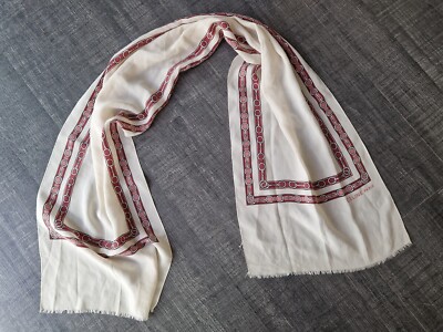 Stola Schal CELINE Vintage! 100% Seide Celine Seidenschal Celine / No Triomphe