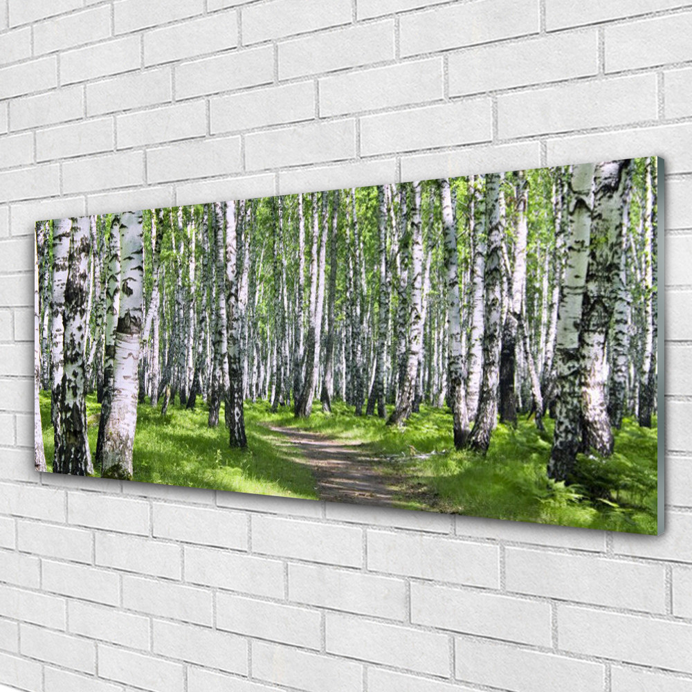 Tableau nature forêt 125x50 cm pour créer un coin de verdure