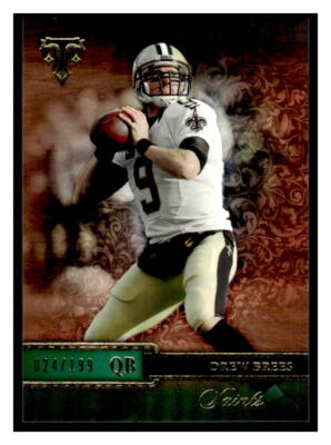 2014 Topps Triple Threads #83 Drew Brees Emerald #/199