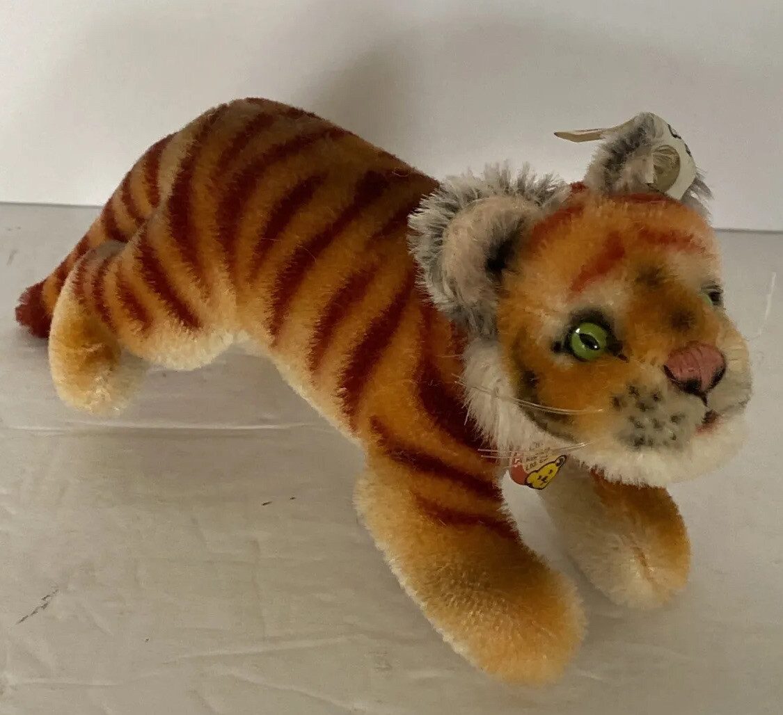 Steiff Golden Age Of The Circus Tiger & Circus Wagon 1337 Steiff Golden Age Of The Circus Tiger & Circus Wagon 1337