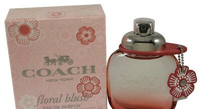 Coach New York Floral Blush 1.0 oz/30 ml Edp Spray  Women New In Box 