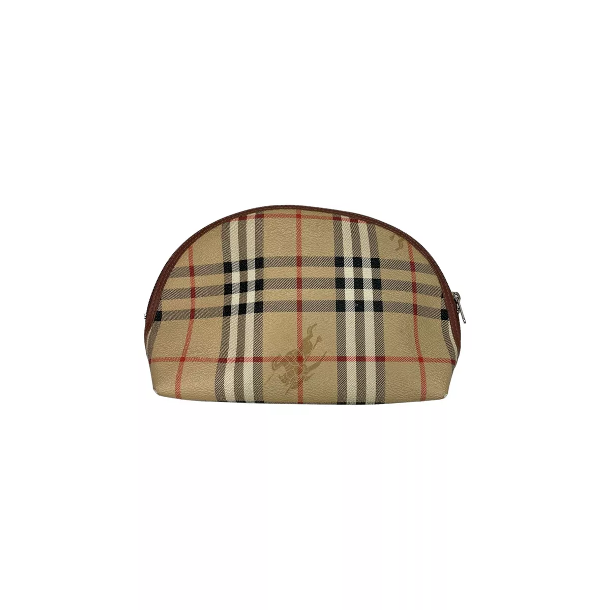 Borsa da toilette vintage anni 80 Burberry Nova Check