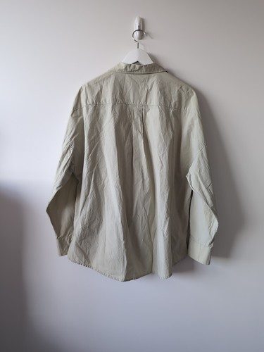 Nude Lucy Top Size M Green Long Sleeve Cotton Dress Shirt Sydney Designer - Picture 2 of 8