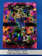 2024 #97 Lisa Leslie Panini WNBA Select Concourse Pink Ice Prizm Sparks